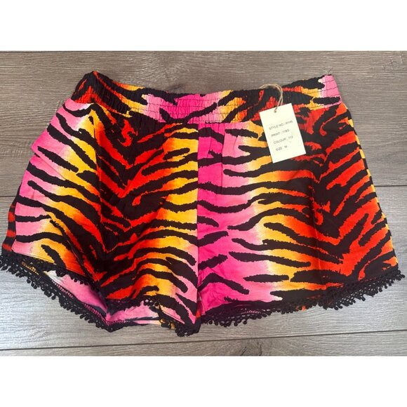RAGA Anthologies Animal Print Shorts NWT M - Picture 1 of 10